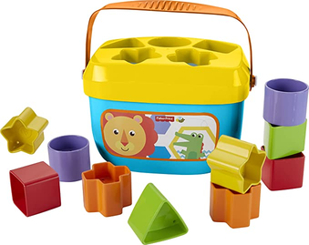 Fisher-Price Balde Primeiros Blocos, Multicolorido