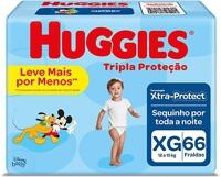 Fralda Huggies Tripla Proteção Xg - 66 Fraldas