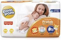 Fralda Pom Pom Derma Protek Jumbo RN 36 Unidades