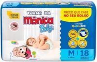 Fralda Turma da Monica Baby Jumbinho M 18 Unidades