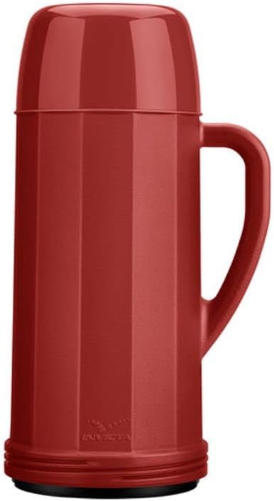 Garrafa Térmica Eureka 1L Vermelho Velvet Invicta