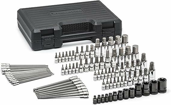 GEARWRENCH Conjunto de soquetes Master SAE/Metric Hex e Torx 84 peças - 80742