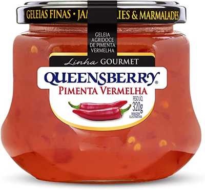 Geleia Agridoce de Pimenta Vermelha Queensberry Gourmet 320g