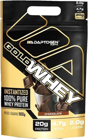 Gold Whey 900g Refil - Adaptogen Sabor:Chocolate