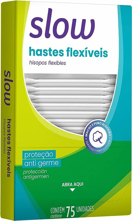 Hastes Flexíveis - 150 Unidades, Lanossi Beauty & Care, Branco