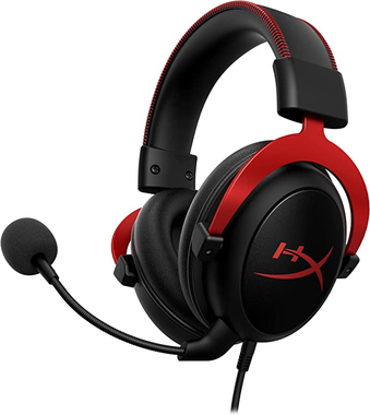 Headset Gamer Hyperx Cloud II, Kingston, KHX-HSPC-RD, Preto e Vermelho