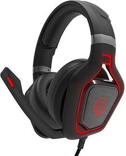 Headset gamer power kill 7.1 surround c/microfone - led vermelho - cabo 2.2 m - flkh002, elg