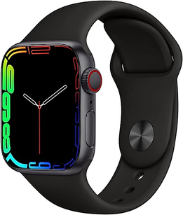 Hrich SmartWatch, Relógio SmartWatch, Tela de 1,95'' Polegadas,Fazer Chamadas, Full Touch, com Controles de Música, Aplicativo Notificações, Acordar a voz da IA，Monitoramento de Saúde(Preto)