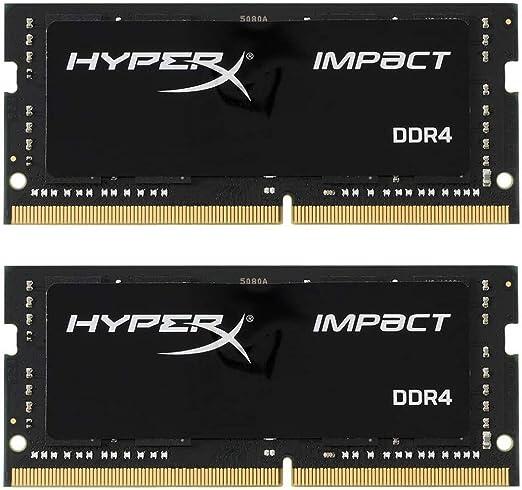 HX429S17IBK2/32 - Kit de Memórias HyperX Impact de 32GB (2 x 16GB) SODIMM DDR4 2933Mhz 1,2V para notebook