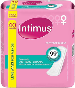 Intimus Protetor Diário Days Antibacteriana, 40 Unidades