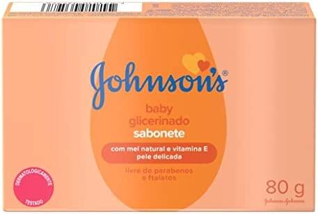 Johnson's Baby Sabonete De Glicerina Em Barra, 80g