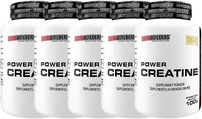 KIT - 5x Power Creatina 100g - Bodybuilders