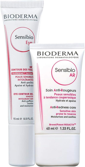 Kit Bioderma Sensibio Eye & Face (2 Produtos)