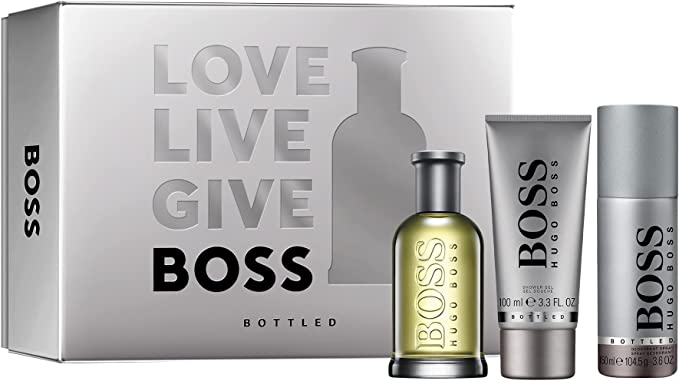 Kit Hugo Boss Bottled - Hugo Boss Bottled EDT 100ml + Shower Gel 100 ml + Desodorante Spray 150 ml