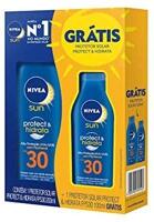 Protetor Solar Nivea Sun FPS 30 200ml + Protetor Solar Nivea Sun FPS 30 100ml