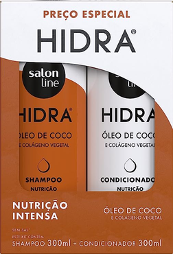 Kit Shampoo e Condicionador Hidra Coco, 300ml, Salon Line, Salon Line, 300ml