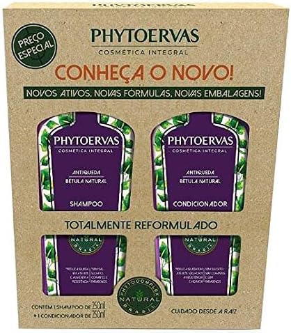 Kit Shampoo+Condicionador Phytoervas Antiqueda 250 Ml