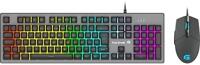 Kit Teclado + Mouse Gamer 6400dpi Rgb Rainbow Ranger Grafite Fortrek