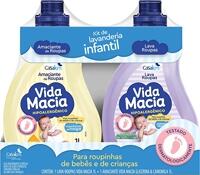 Kit Vida Macia (Lava Roupas e Amaciante - Glicerina e Camomila) 2 x 1L