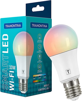 Lâmpada SmartLED Inteligente Tramontina E27 (Compatível Alexa) Wifi 10W - 58020117