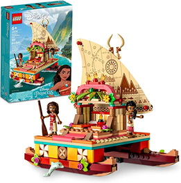 LEGO Disney O Catamarã de Descobertas da Moana 43210; Conjunto de Construção (321 Peças)