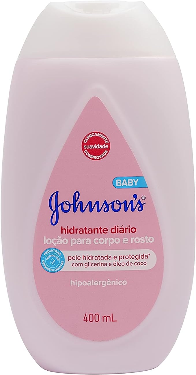 Loção Hidratante Infantil Johnson's Baby, 400ml