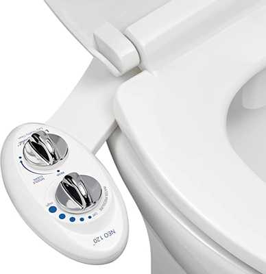 LUXE Bidet NEO 120 – Bocal de autolimpeza – Acessório de vaso sanitário para bidê de água doce não elétrico (branco)