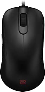 Mouse Gamer ZOWIE S1, Preto, Grande, Óptico com ajuste de dpi, sensor 3360, para destros e canhotos, jogos de FPS e-Sports