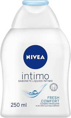 NIVEA Sabonete Líquido Íntimo Fresh Comfort 250ml - Sensação de conforto, limpeza, proteção e bem estar, com aloe vera