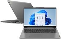 Notebook Lenovo IdeaPad 3i i5-1135G7 8GB 256GB SSD Placa de Vídeo Intel Iris Xe Windows 11 15.6', Cinza, 82MD0007BR