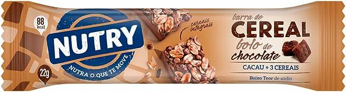 Nutry, Barra de Cereal Bolo de Chocolate - 22g