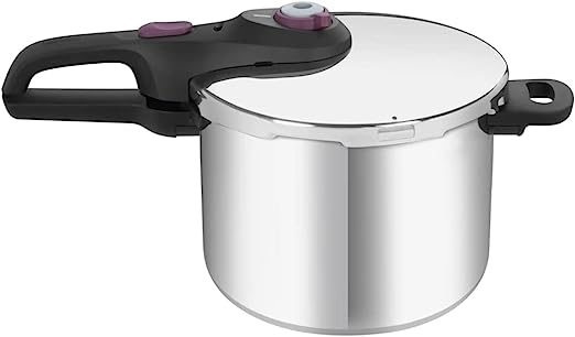 Panela de Pressão Rochedo Inox com 8L de capacidade e cesto de vapor