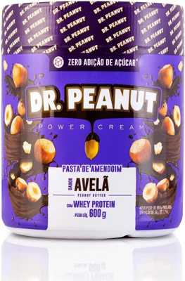 Pasta de Amendoim - 600g Avelã com Whey Protein - Dr. Peanut