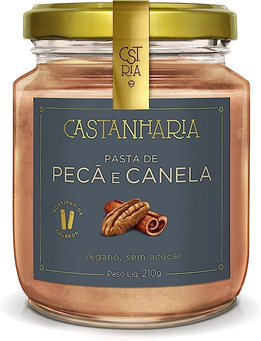 Pasta de Pecã e Canela, Castanharia, 210g