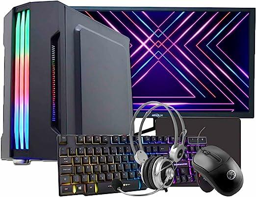 PC Gamer Completo Intel Core i5 6 Geração, 16GB RAM, SSD 120GB + HD 1TB, Monitor 18,5