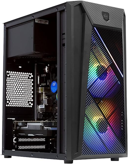 PC Gamer Mancer, Intel I3 10100F, H510M, GTX 1650 4GB, 8GB DDR4, SSD 240GB, 500W 80 Plus