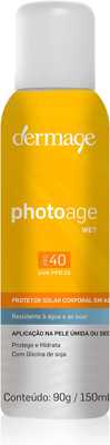 Photoage wet Protetor Solar Corporal, FPS 40, Dermage