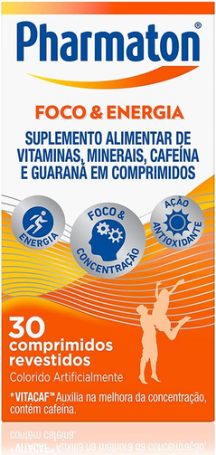 Polivitamínico Pharmaton Foco e Energia 30 comprimidos