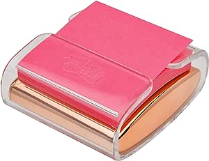 Post-it Dispensador de notas pop-up, ouro rosa, 7,6 x 7,6 cm, 1 dispensador/pacote (WD-330-RG)