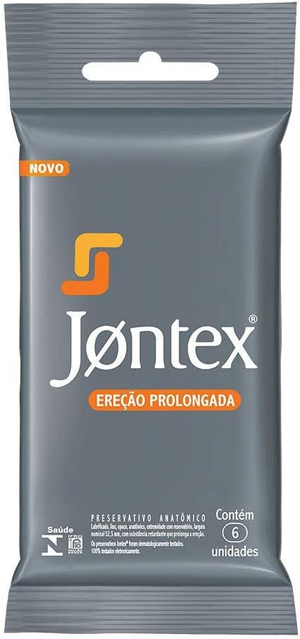 Preservativo Camisinha Jontex Ereção Prolongada - 6 Unidades