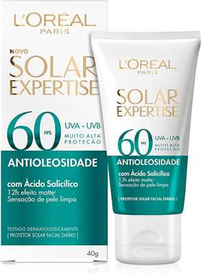 Protetor Solar Facial L'Oréal Paris Solar Expertise Antioleosidade Fps60 40G