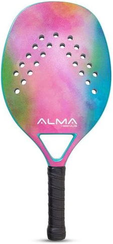 Raquete para Beach Tennis Full Carbon Alma Genius - Tie Dye