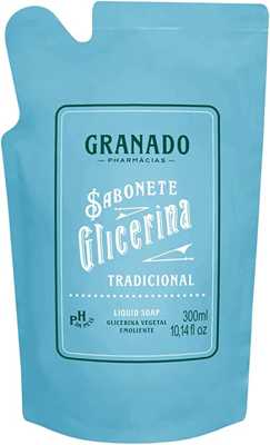 Refil Sabonete Líquido Glicerina Tradicional 300 Ml, Granado