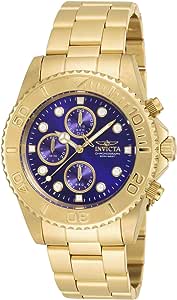 Relógio Invicta Pro Diver 19157 com mostrador analógico, dourado