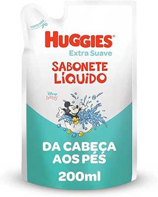 Sabonete Líquido Refil Huggies Extra Suave - 200ml