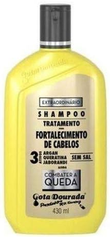 Shampoo Extraordinário Combate a Queda Linha Fortalecimento 430 Ml, GOTA DOURADA