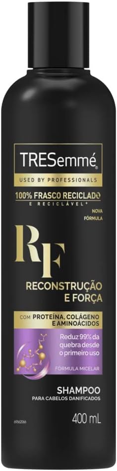 Shampoo TRESemmé Reconstrução e Força cabelos mais fortes e resistentes 400ml