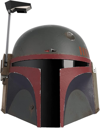 STAR WARS The Black Series Boba Fett (Nova Armadura) Capacete Eletrônico Detalhado - F5281 - Hasbro, Preto