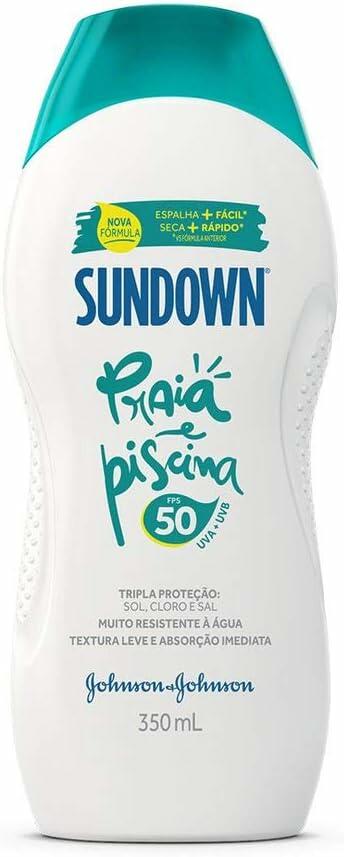 Sundown Protetor Solar Corpo e Rosto Praia e Piscina FPS 50, 350ml