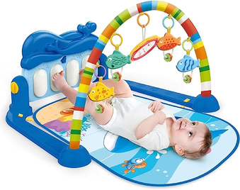 Tapete de Atividades com Play Piano Baleia Azul - Maxibaby